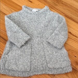 Crewcuts Soft Gray Kids knit sweater